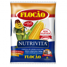 Farinha de Milho ,Flocao, 500 g Nutrivita MHD 17.11.2024