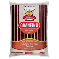 Farinha de Mandioca Grossa 1 kg, Granfino MHD 27.01.2025