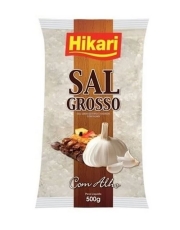 Sal Grosso com Alho 500g, Hikari  MHD 09.08.2024