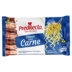 Macarrao Instantaneo com Tempero Lmen Sabor Carne 74,3 g, Predilecta MHD 30.09.2023