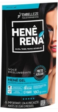 Hen Gel Rena Preto Azulado  180g , Embelleze MHD 06.01.2025