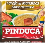 Farofa de Mandioca Sabor Churrasco 250 g, Pinduca MHD 02.08.2024